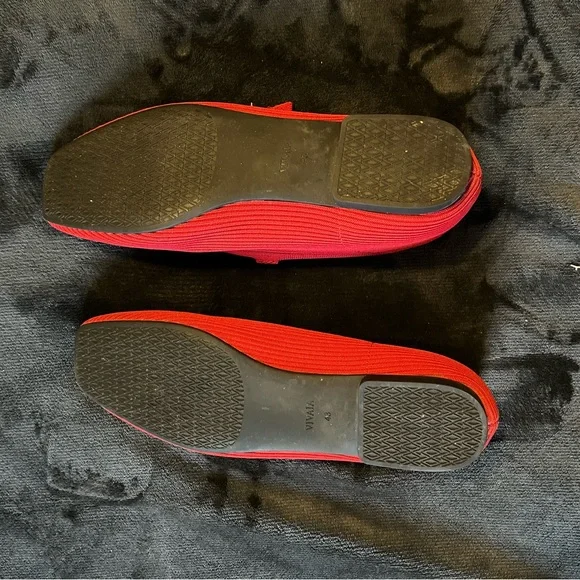VIVAIA Women's Chic Red Mary Jane Flats - EUC - Picture 6 of 6